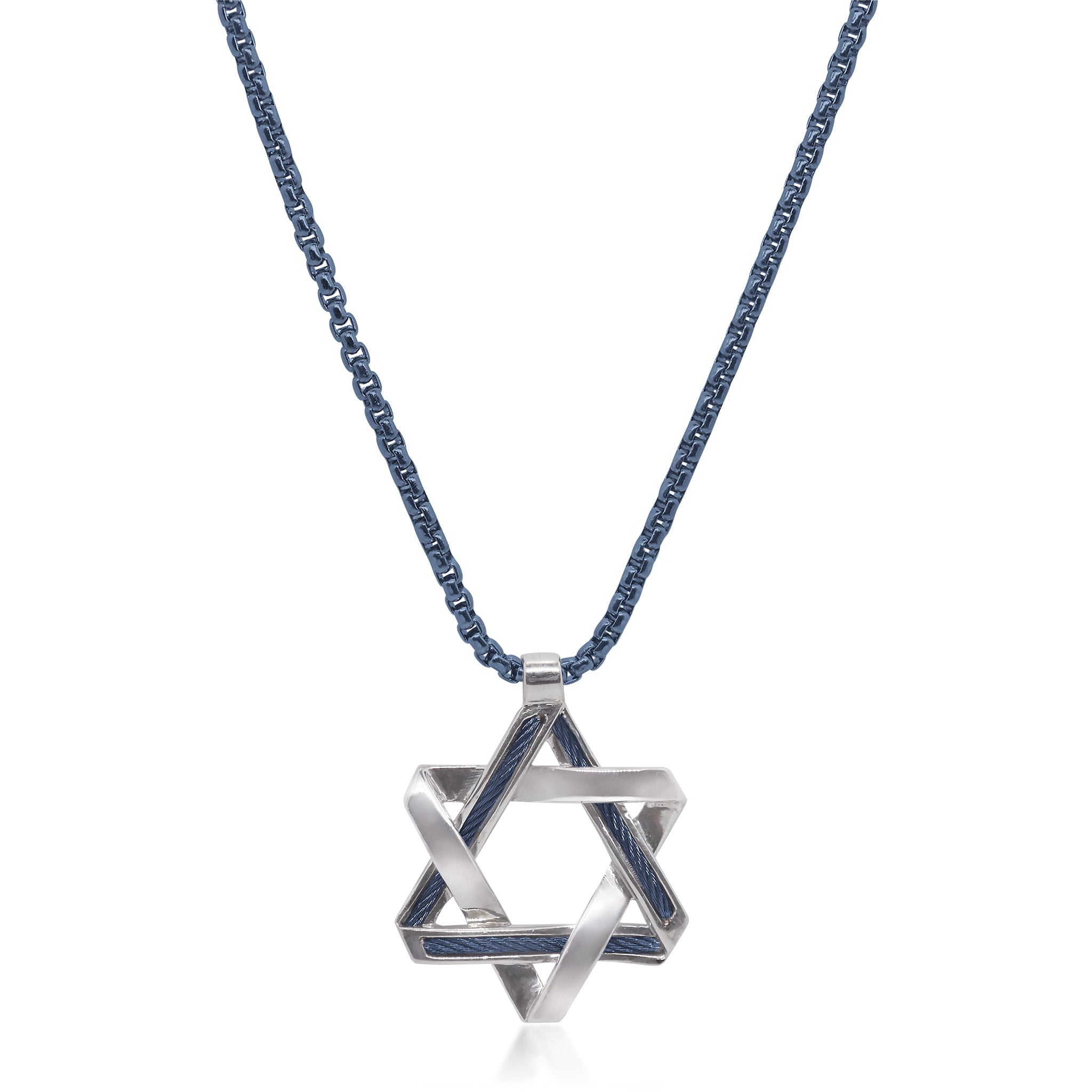 ALOR 25mm Star of David Necklace