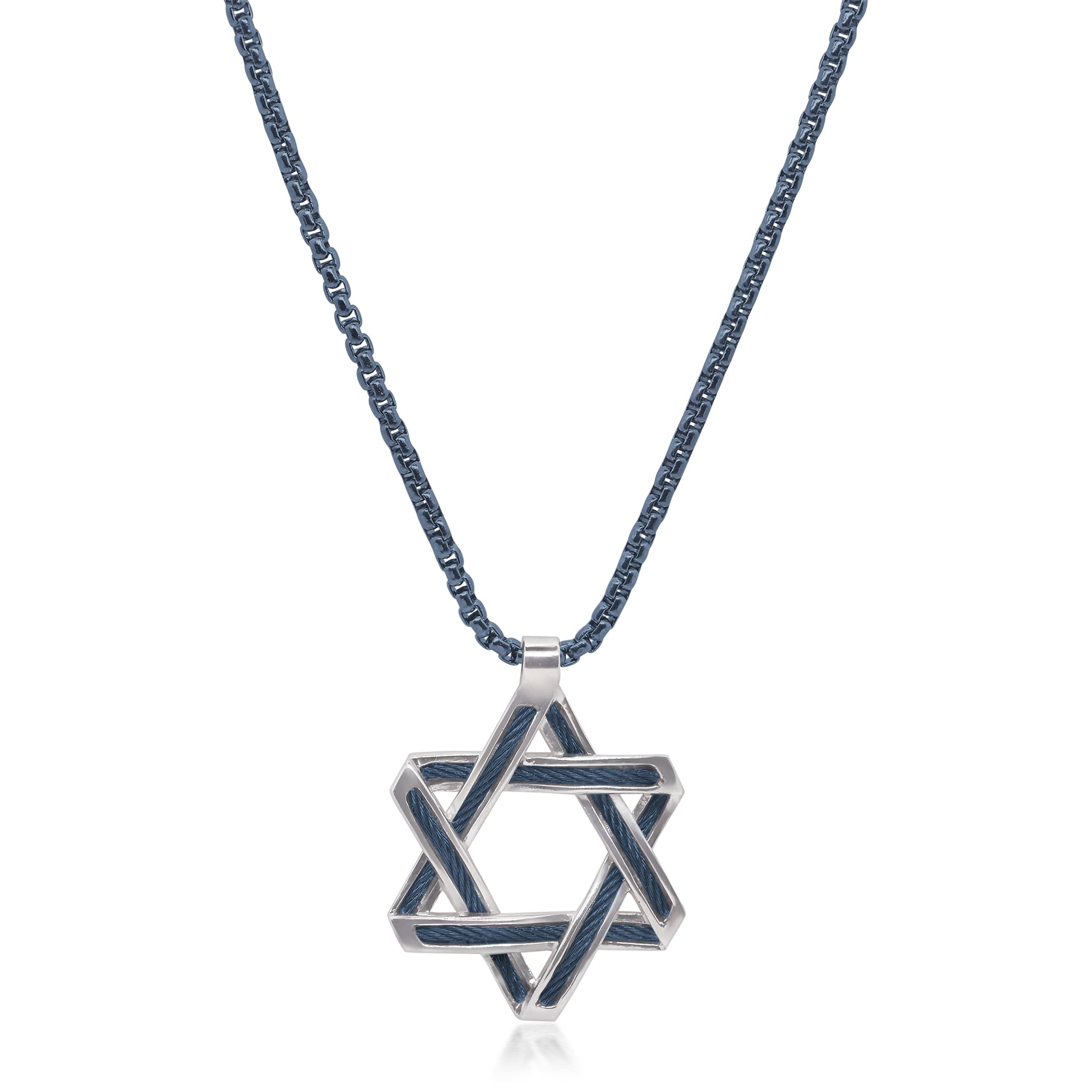 ALOR 25mm Star of David Necklace