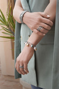 ALOR Petite multi cable necklace