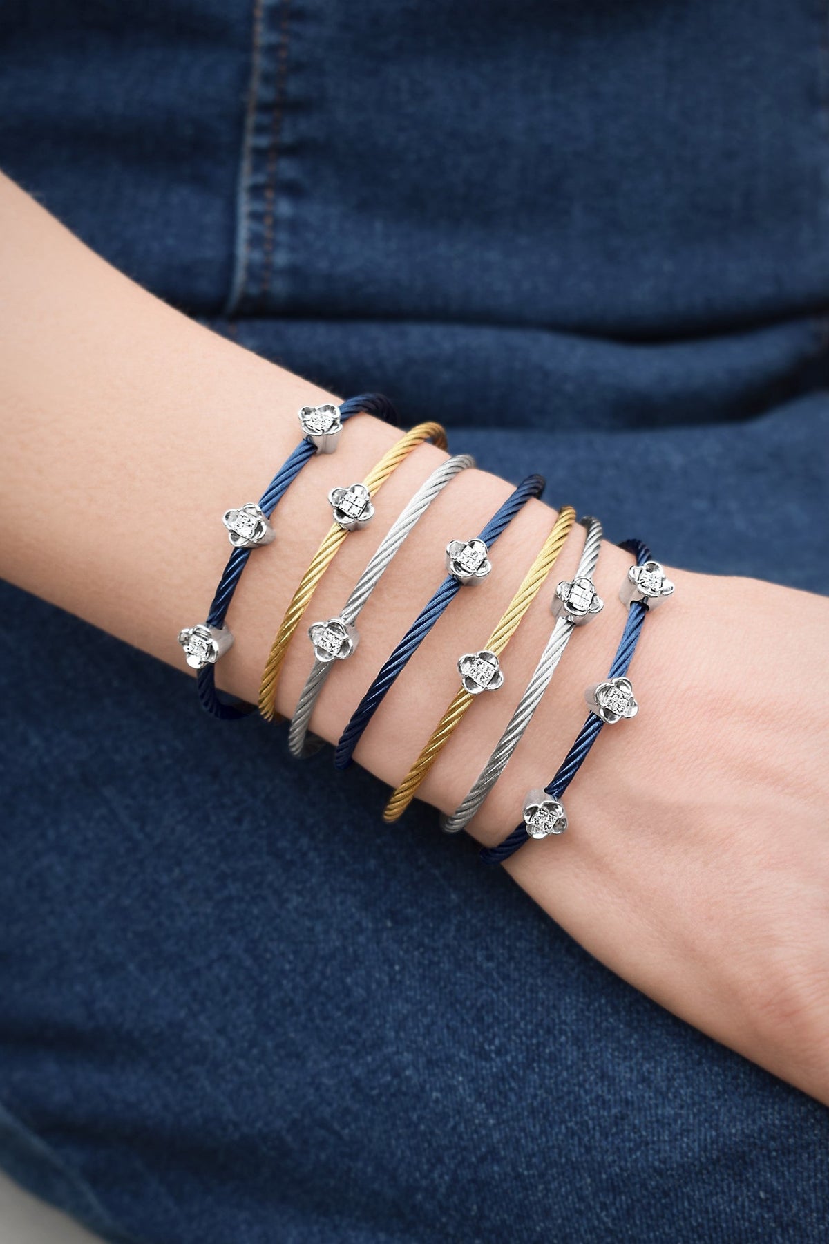 ALOR Single Station Tulip Bracelet