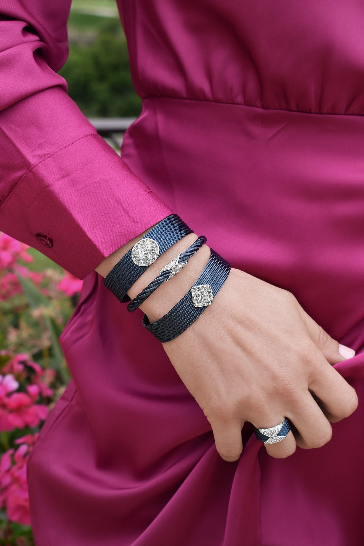 ALOR Set of 5 Interchangeable Oval Station Cuffs