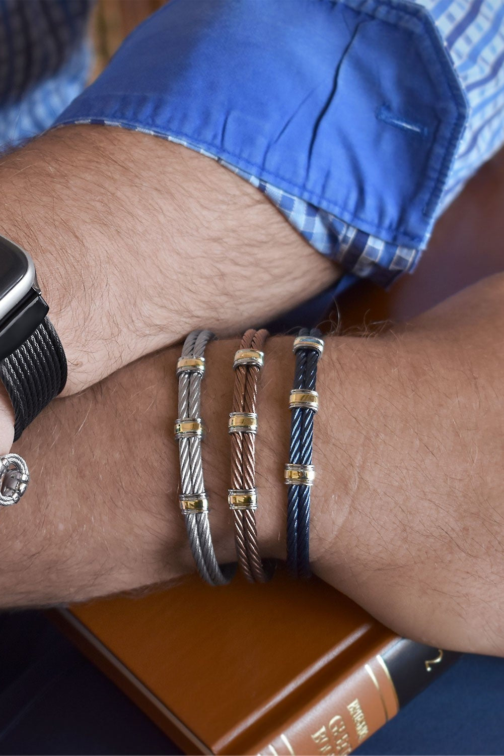 ALOR Men's Triple Station Bracelet