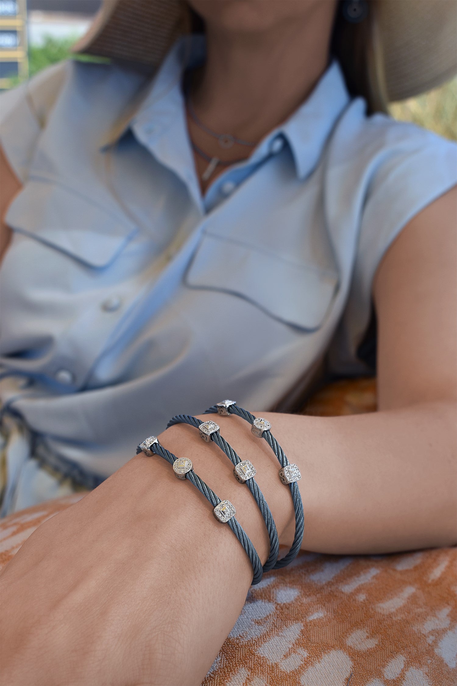 ALOR Triple Essential Stackable Bracelet