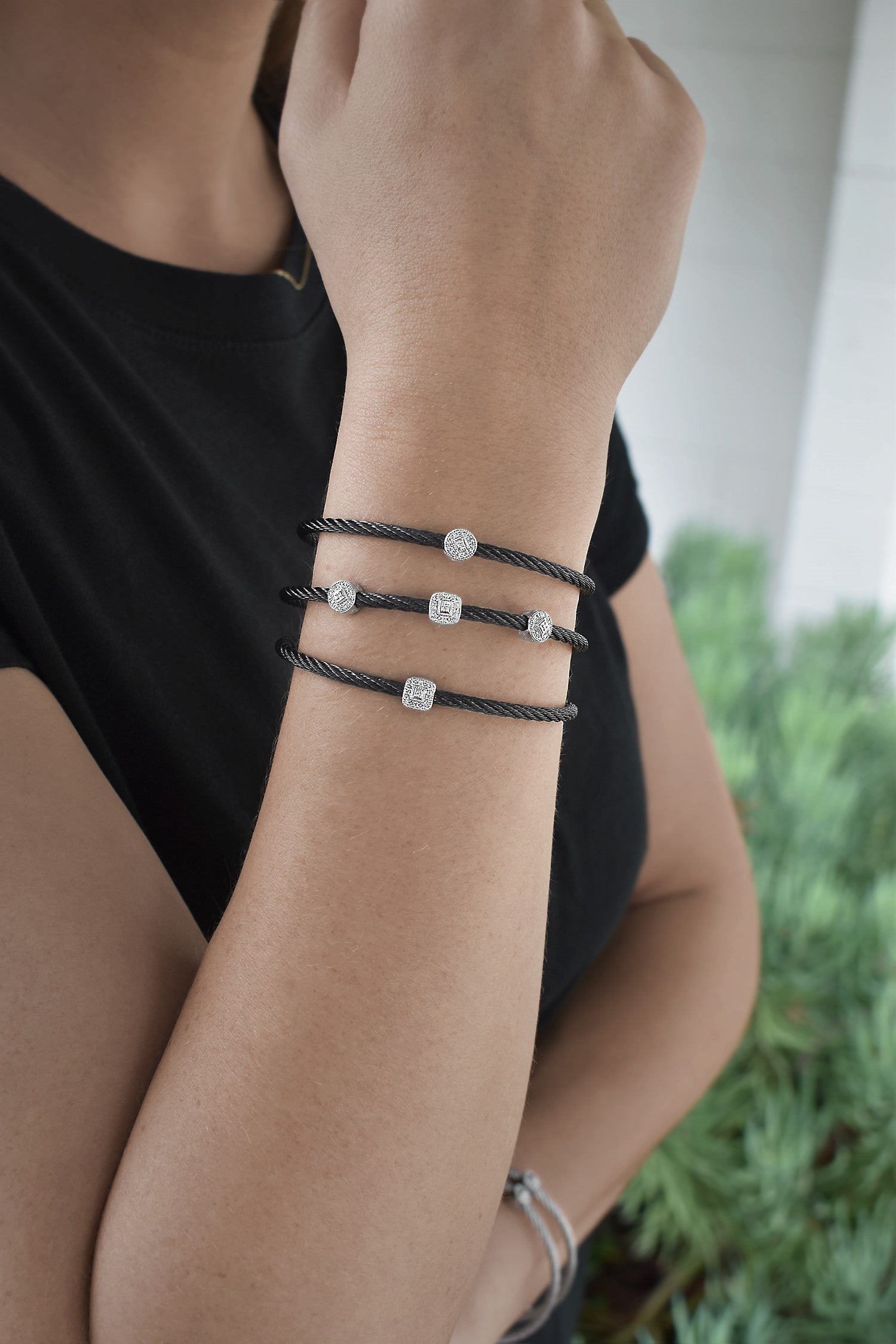 ALOR Single Square Essential Stackable Bracelet