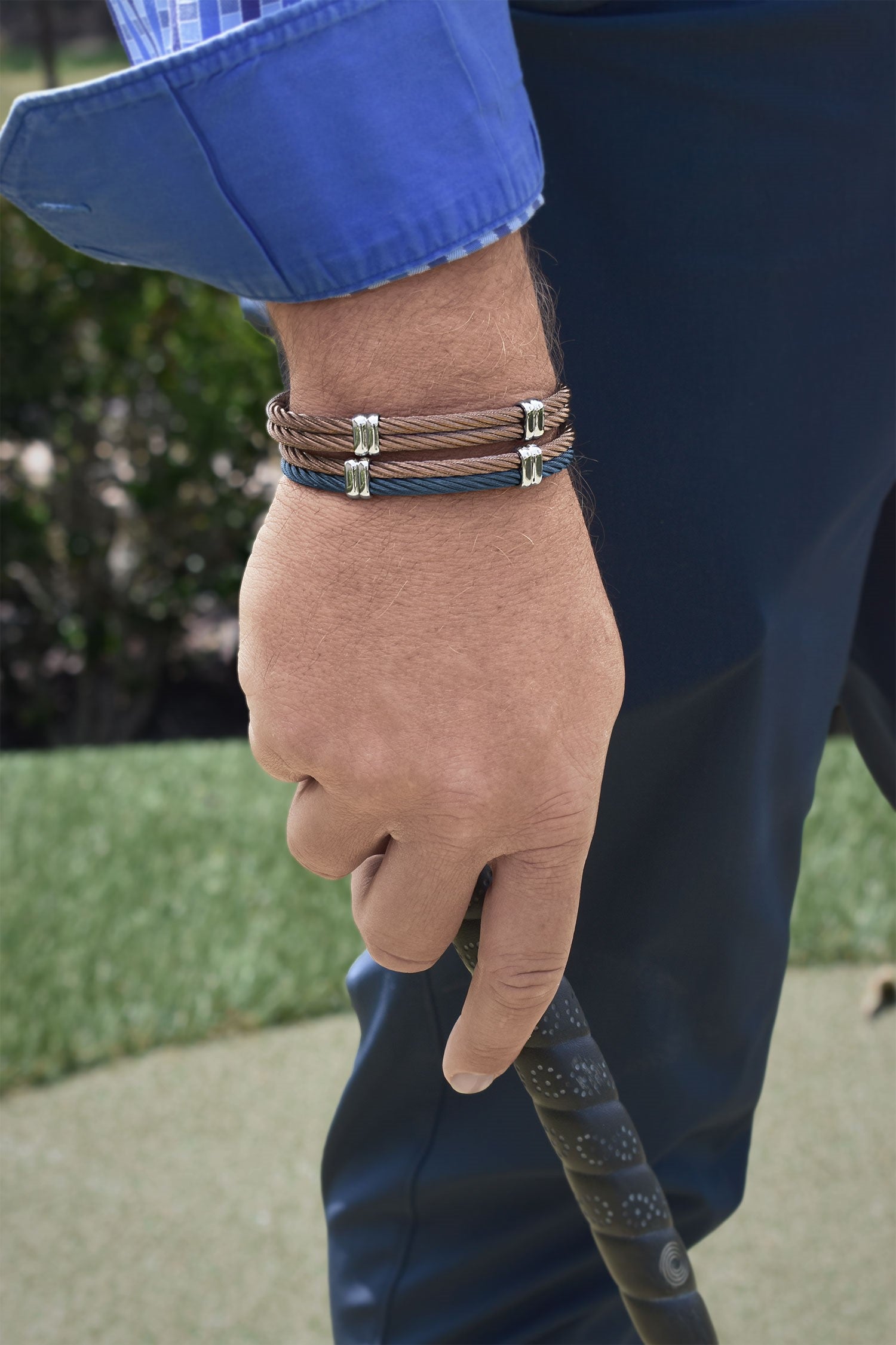 ALOR Men's Double Station Bracelet