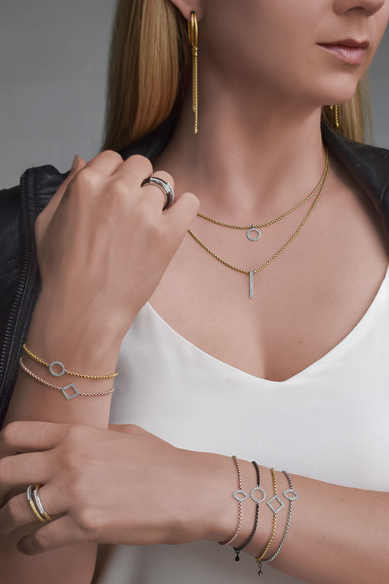 ALOR Double Layered Necklace
