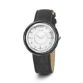 ALOR Leather Strap Diamond Watch