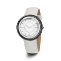 ALOR Leather Strap Diamond Watch