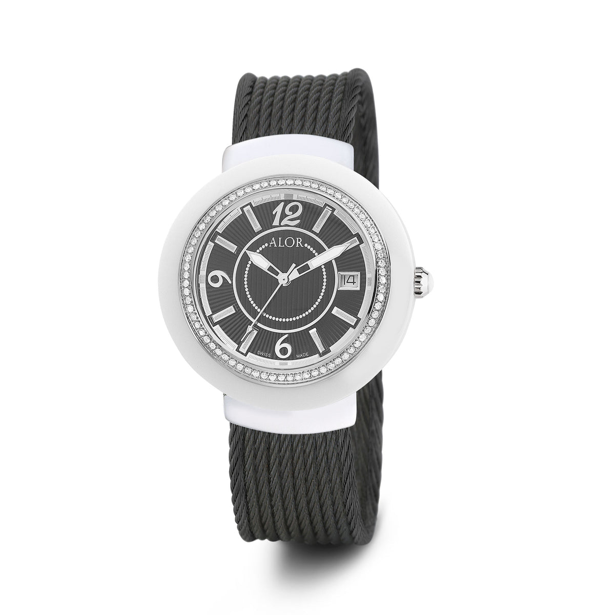 ALOR Cable Diamond Watch