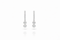 ALOR DAY DIAMOND DOUBLE DROP LAB GROWN EARRINGS
