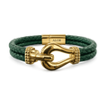 Equine Braided Leather Bangle