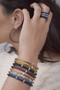 ALOR Double Station Tiered Cuff