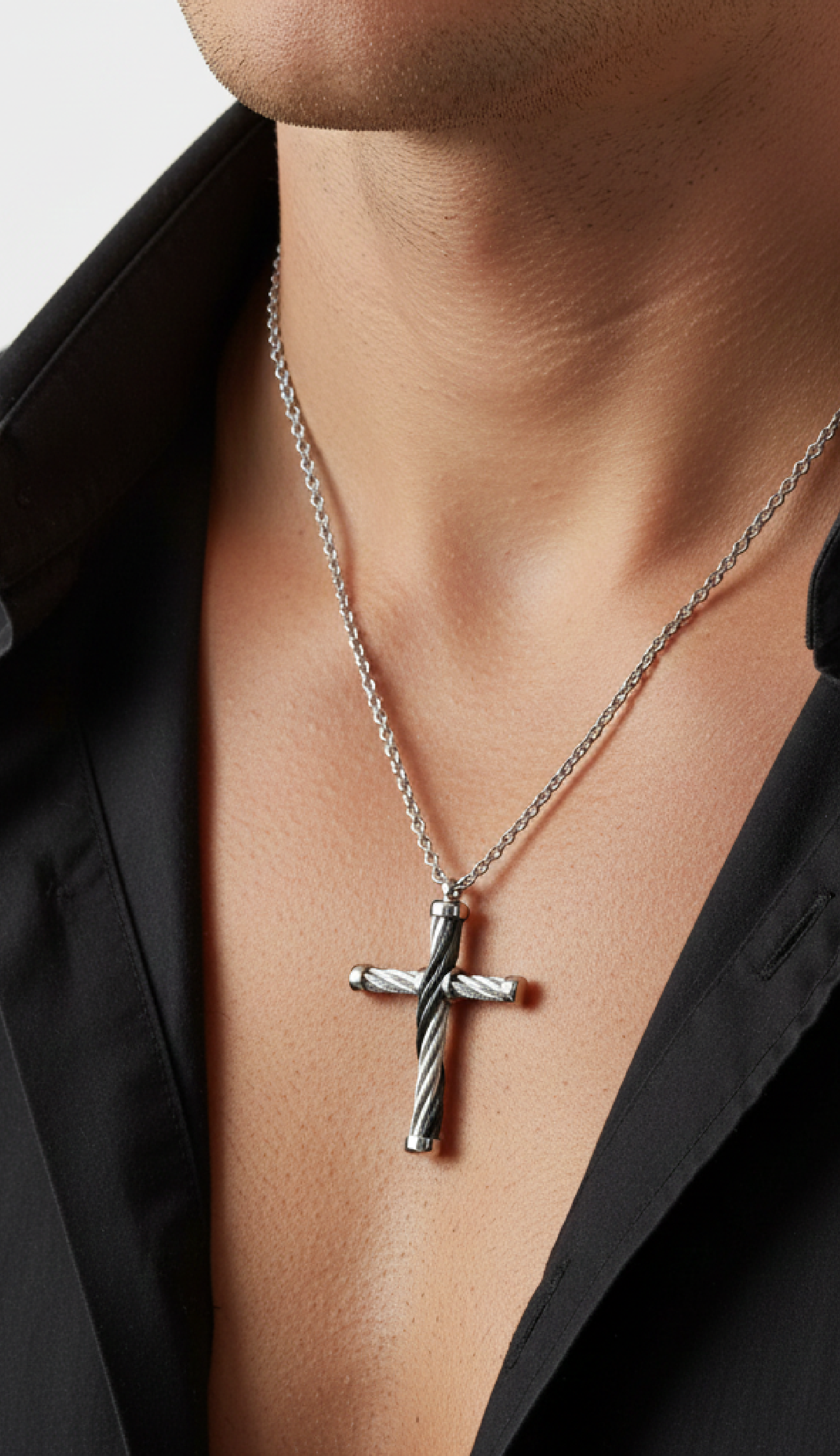 ALOR Men's Cross Necklace