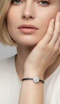 ALOR Round Disc Diamond Bangle