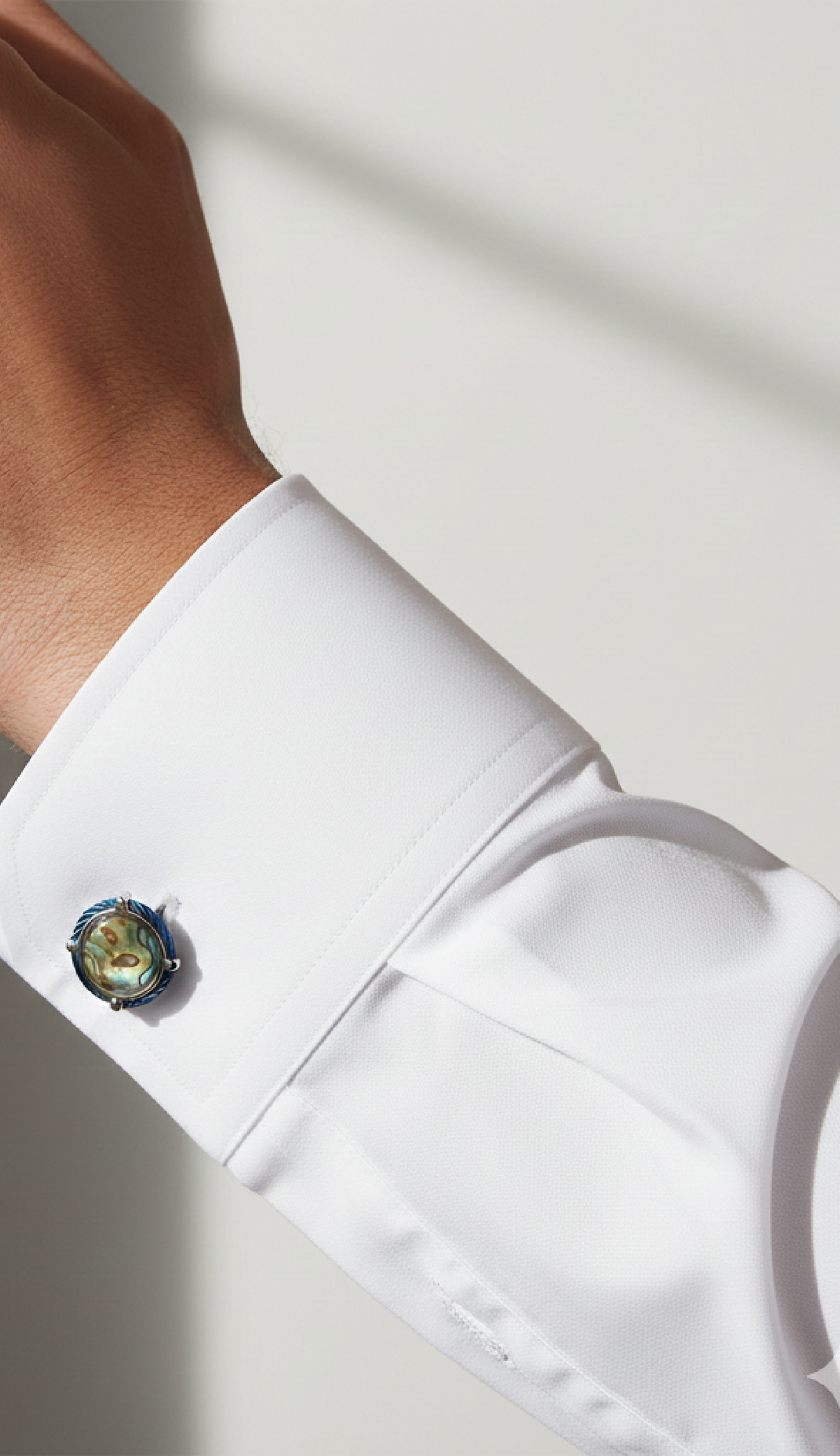 ALOR Men's Gemstone Cufflinks