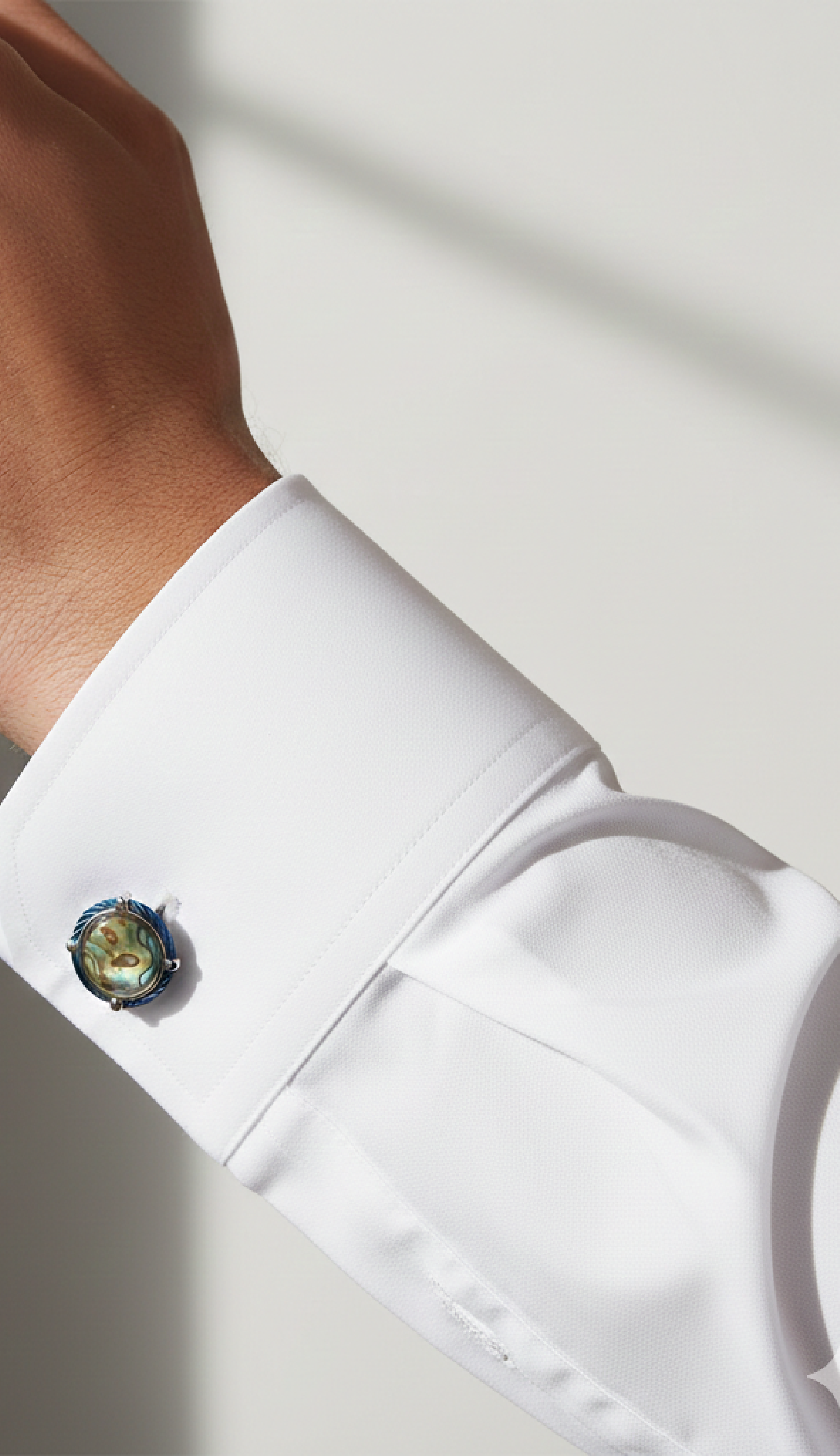 ALOR Men's Gemstone Cufflinks