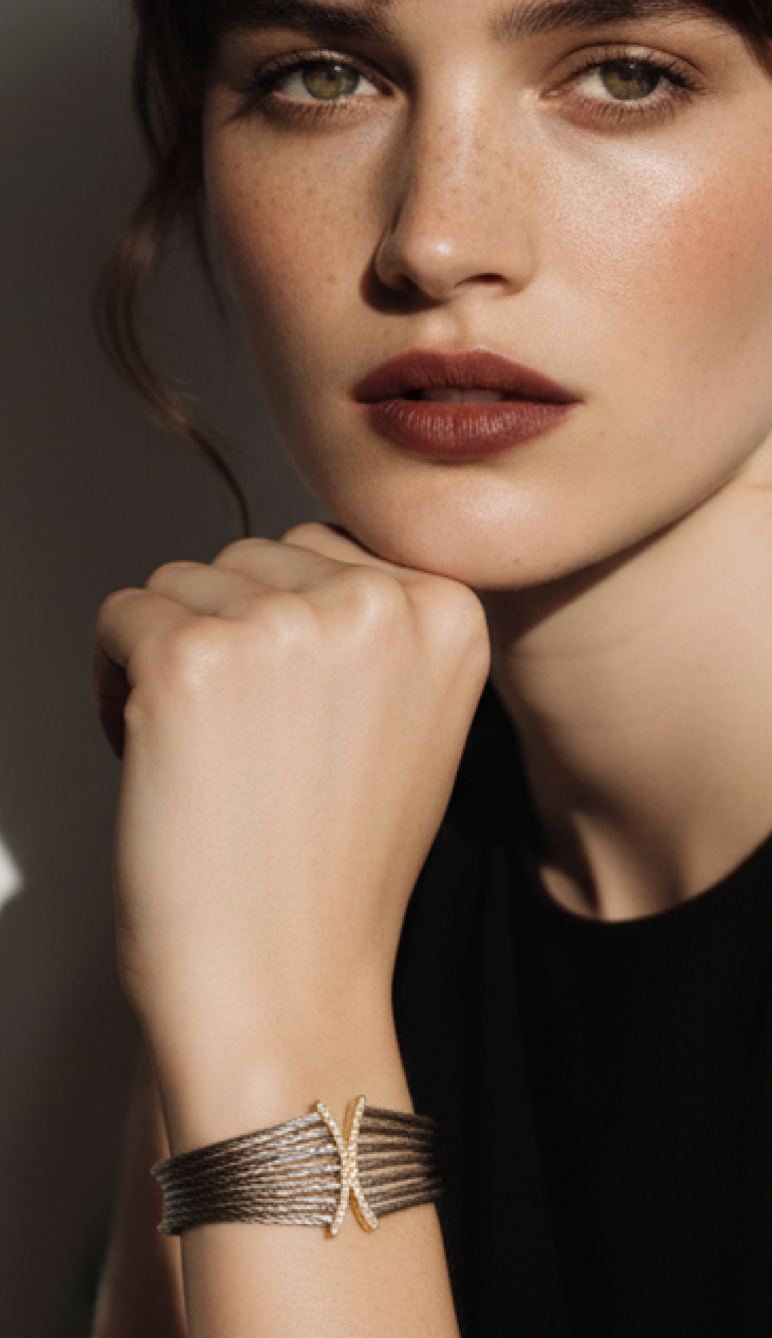 ALOR Multi Strand Butterfly Bangle