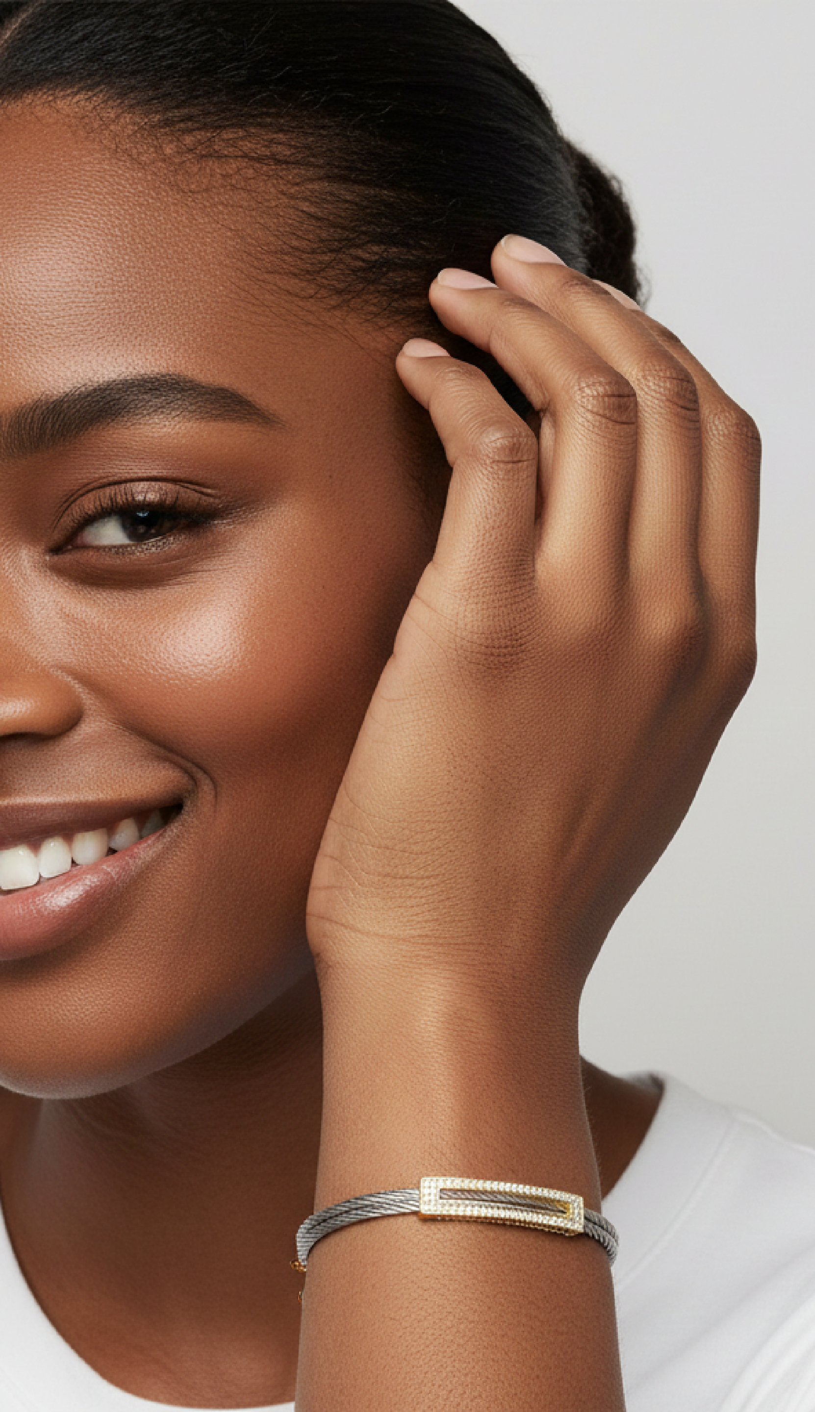 ALOR Rectangle Diamond Bangle