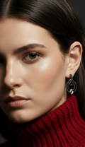 ALOR Wrap Halo Drop Earrings