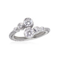 ALOR Day Diamonds Round Bypass Ring