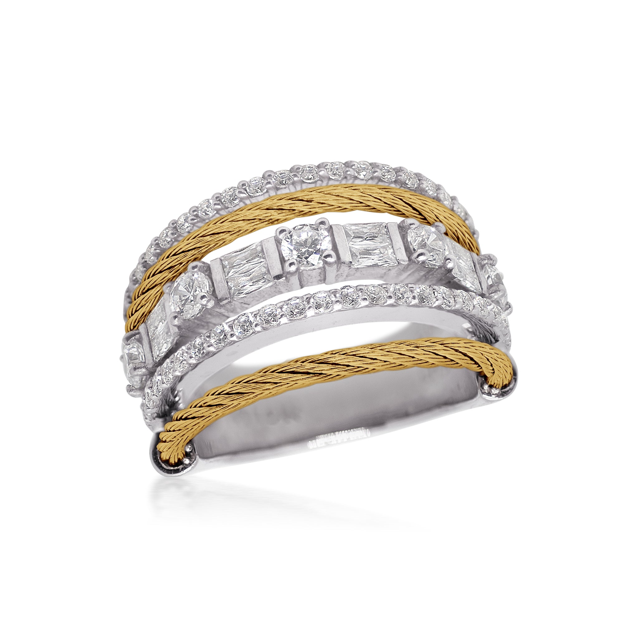 ALOR Day Diamonds Wide Band Ring