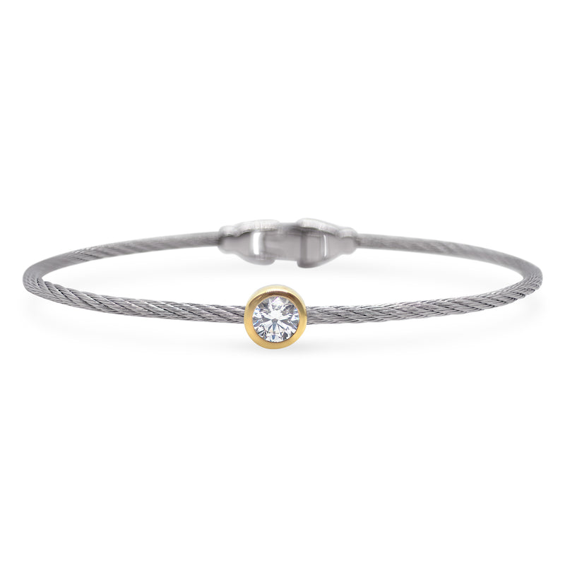 ALOR Day Diamonds 2mm Round Bracelet