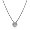ALOR Day Diamonds Round Pendant Necklace