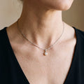 ALOR DAY DIAMONDS BEZEL SET NECKLACE