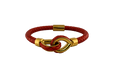 Larme Braided Leather Bangle