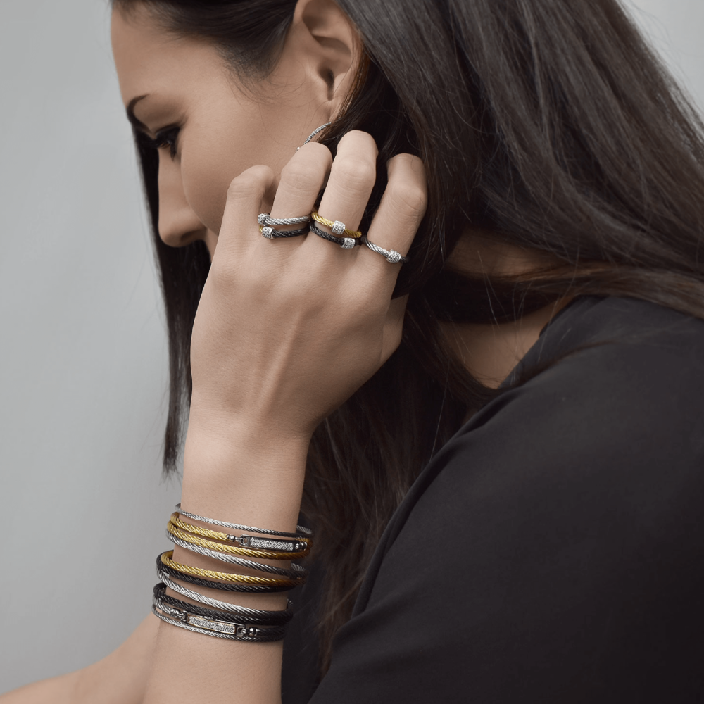 ALOR Barrel Stackable Ring