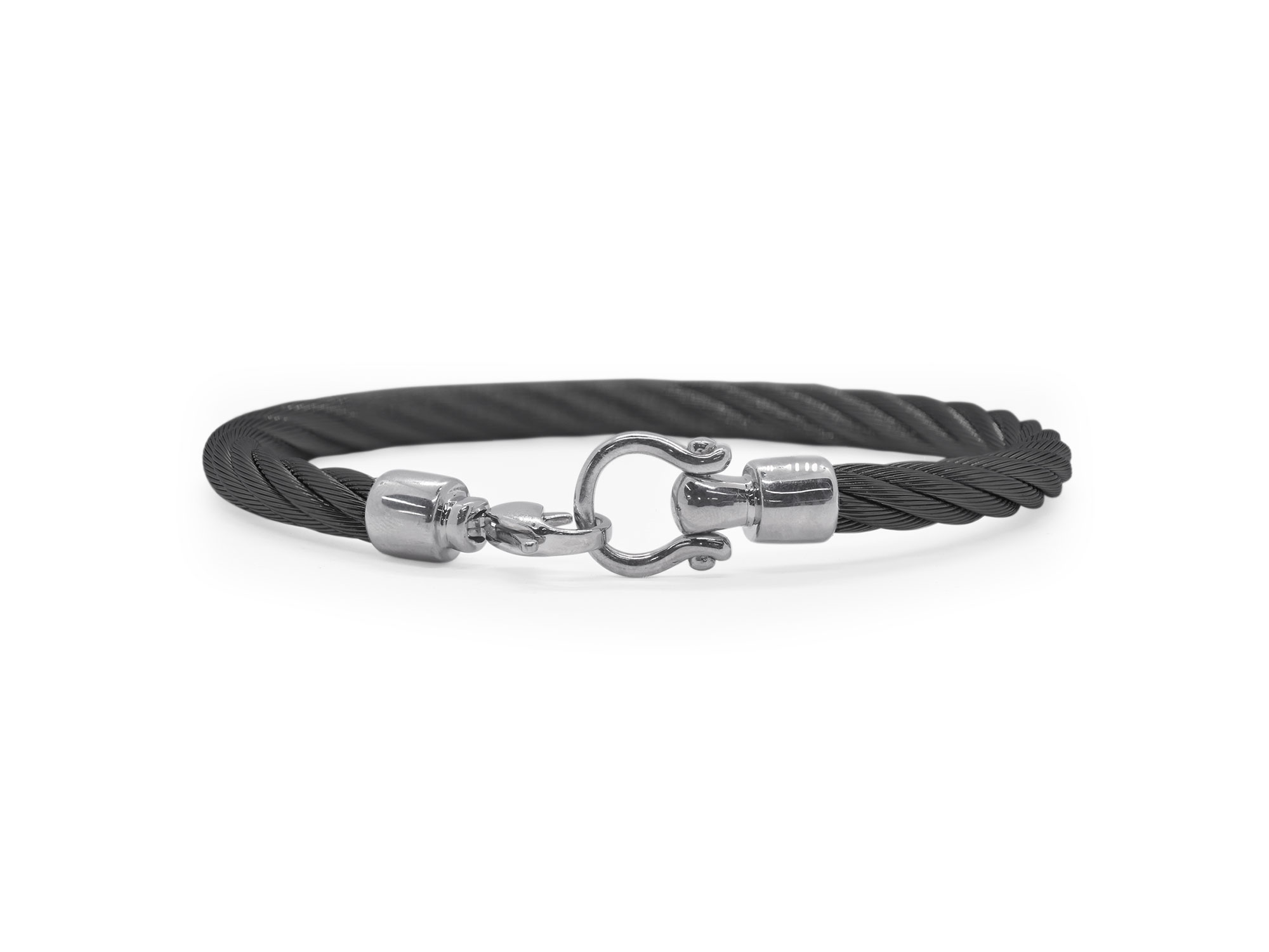 ALOR Men's Black Cable Buckle Bracelet – Luxury Designer & Fine Jewelry ...