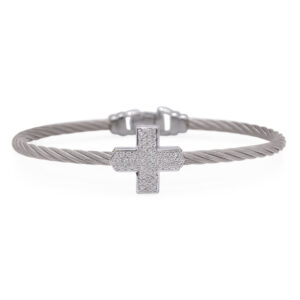 ALOR Alor Chain and Cable Diamond Bracelet 001-170-01256