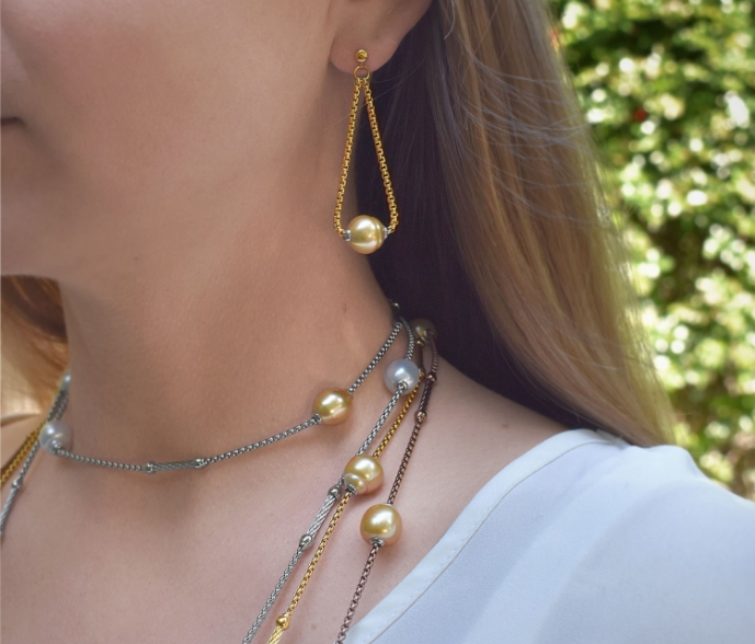 women's pearl earrings